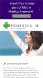 Mobile Screenshot of healthfair.com